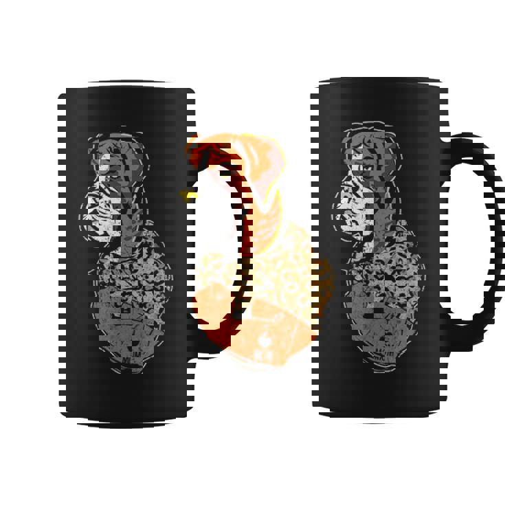 Funny Leopard Dog Boxer Mom Costume Mothers Day Gift Coffee Mug