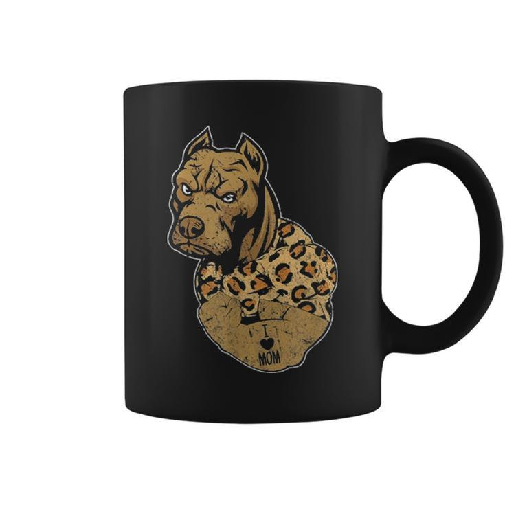 Funny Leopard Pitbull Mom Costume Mothers Day Gift Coffee Mug