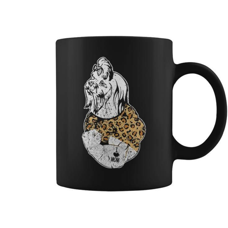 Funny Leopard Shih Tzu Mom Costume Mothers Day Gift Coffee Mug