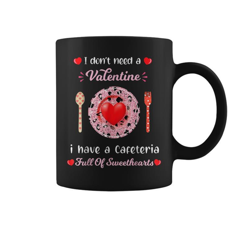 Funny Lunch Lady Valentines Day For Lunch Lady Cafeteria  Coffee Mug