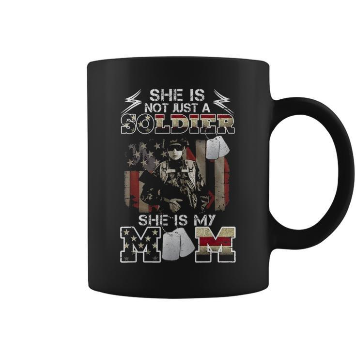 Funny Military Child Brave Mom Gifts Son Daughter Boy Girl Coffee Mug