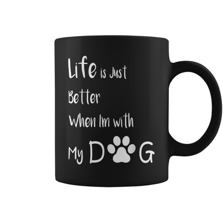 Funny Mothers Day Happy Mothers Day To My Favorite Dog  Coffee Mug