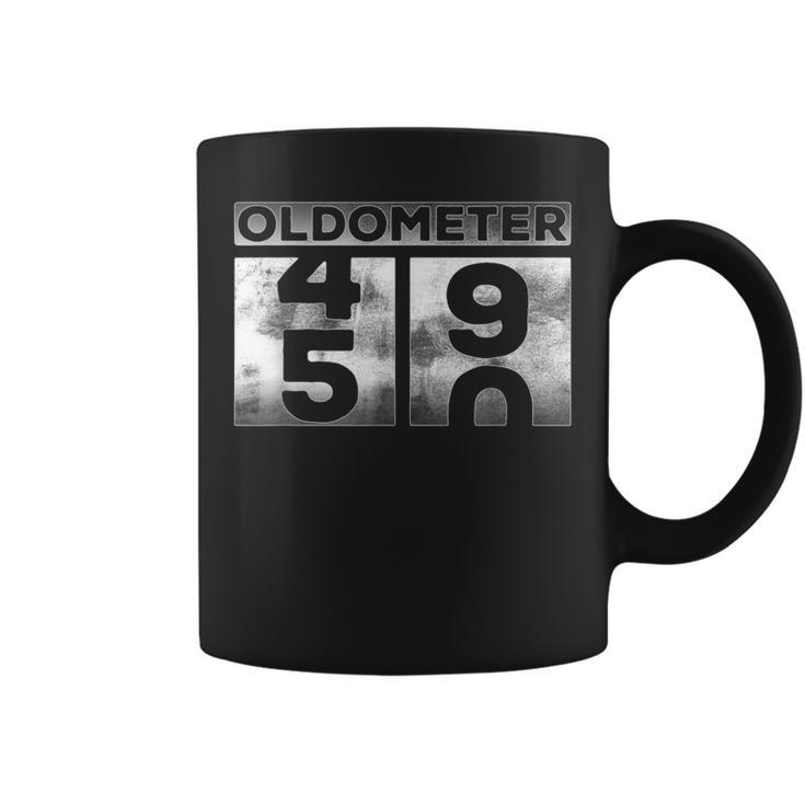 Funny Oldometer 49-50 Birthday Turning 50 Half Century  Coffee Mug