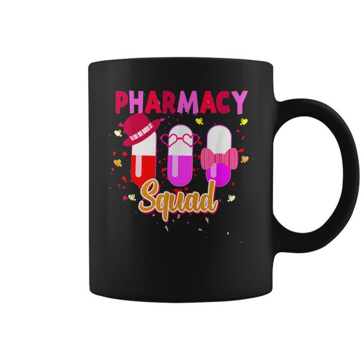 Funny Pharmacy Squad Pharmacist Valentines Day Matching  Coffee Mug