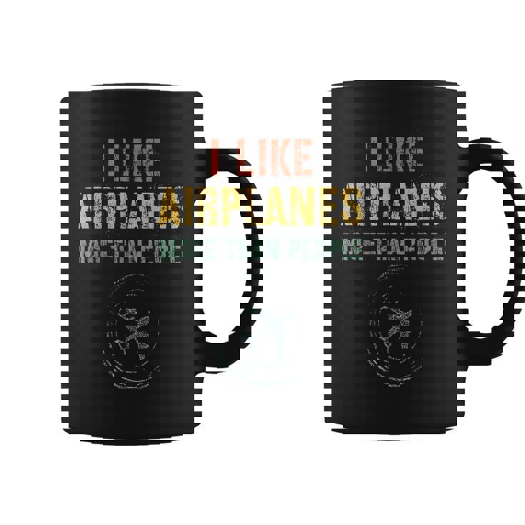 Funny Pilot Small Plane Retro Aviation Themed Airplane Lover Coffee Mug