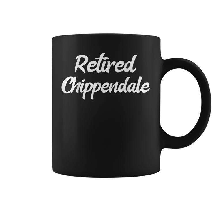 Funny Retired Chippendale Former Exotic Dancer Dad Bod Gift For Mens Coffee Mug