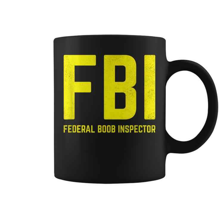 Funny Saying Dad Joke Federal Boob Inspector Coffee Mug