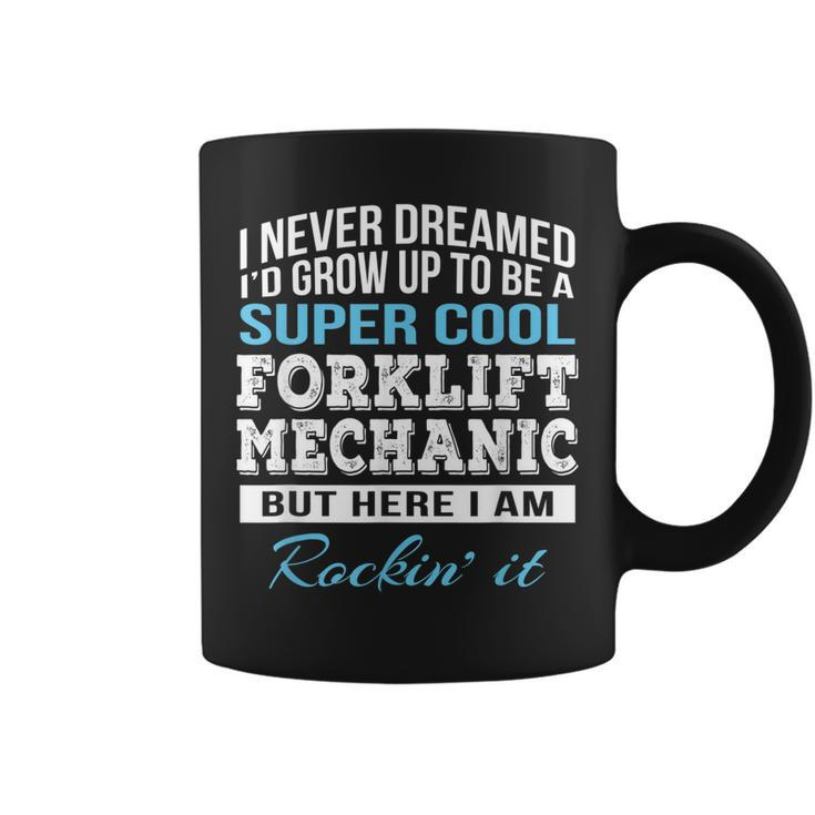 Funny Super Cool Forklift Mechanic  Gift Coffee Mug