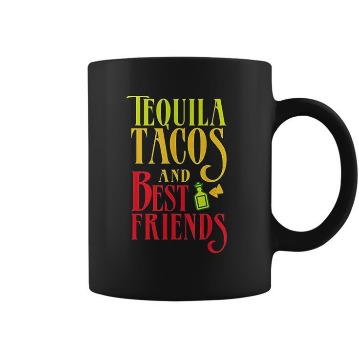 Funny Taco Gift Retro Taco Tequila Tacos And Best Friend Coffee Mug