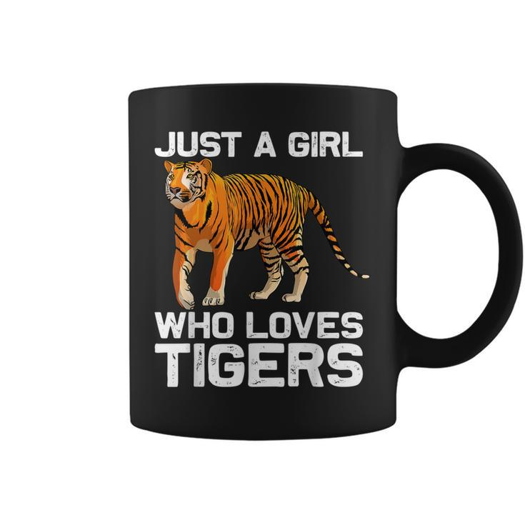 Funny Tiger Girl Design Kids Women Mom Tiger Love Wildlife Coffee Mug