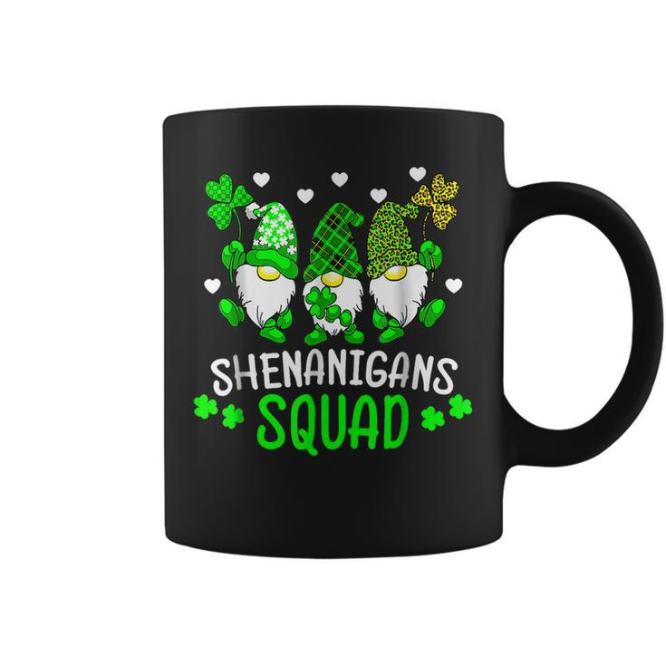 Funny Time For Shenanigans Squad St Patricks Day Gnomes  Coffee Mug