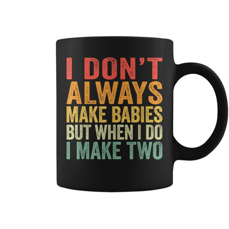 Funny Twins Announcement Gift For Pregnant Mom Or Dad To Be  Coffee Mug