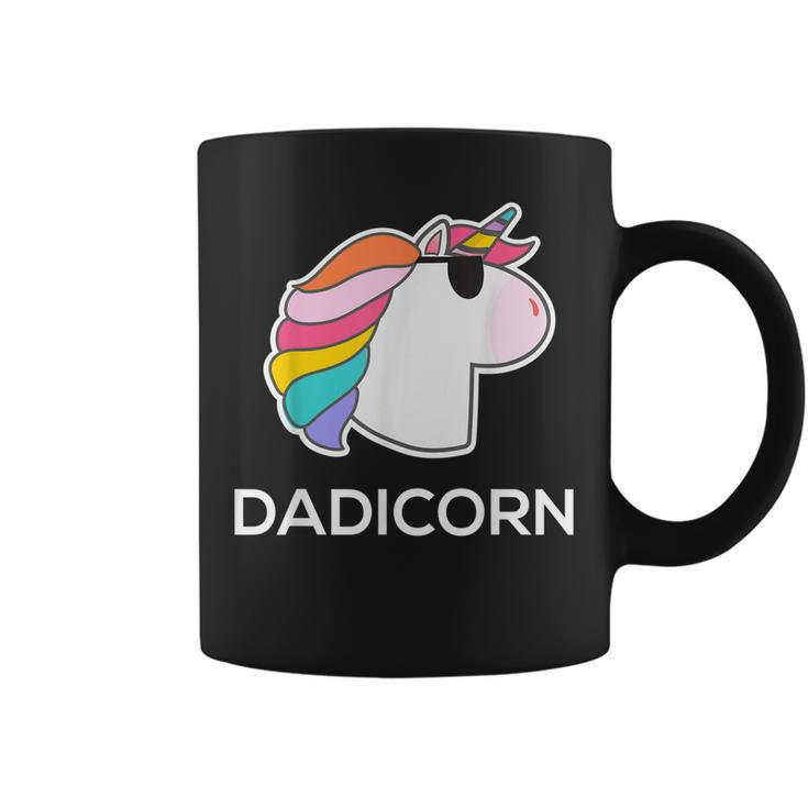 Funny Unicorn Dad Father Gift  Dadicorn Gift For Mens Coffee Mug