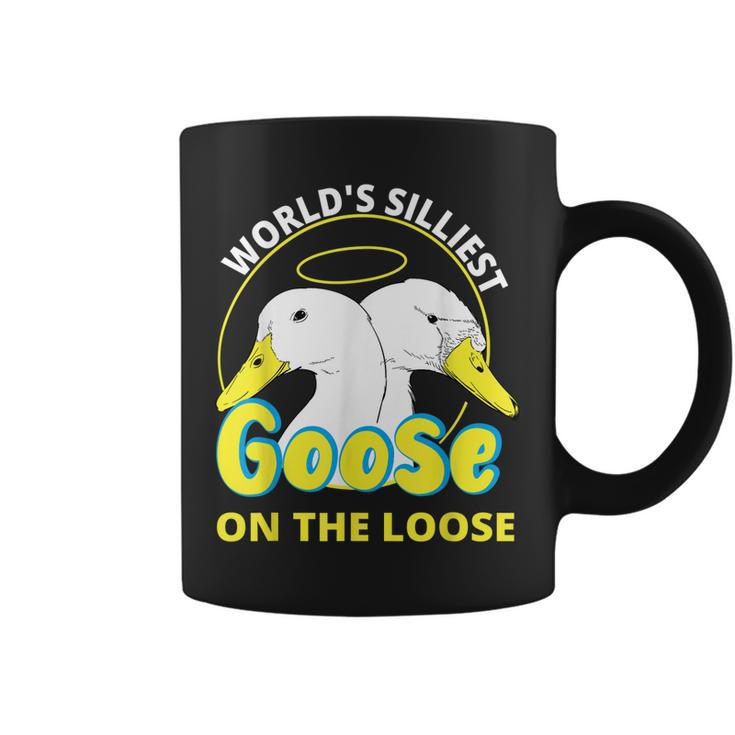 Funny Worlds Silliest Goose On The Loose For Women  Coffee Mug