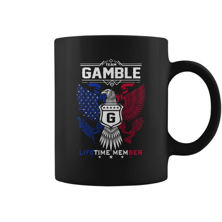 Gamble Name  - Gamble Eagle Lifetime Member Coffee Mug