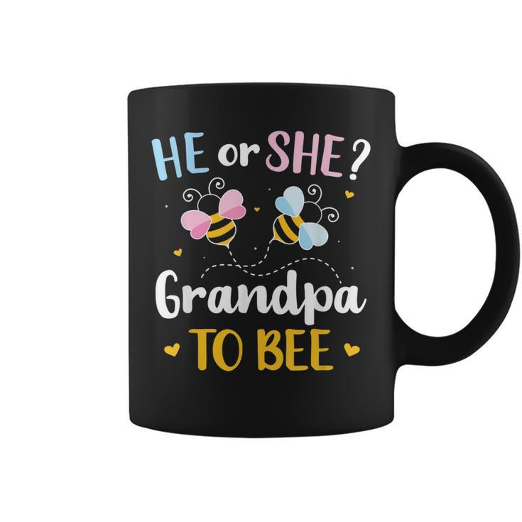 Gender Reveal He Or She Grandpa Matching Family Baby Party Gift For Mens Coffee Mug
