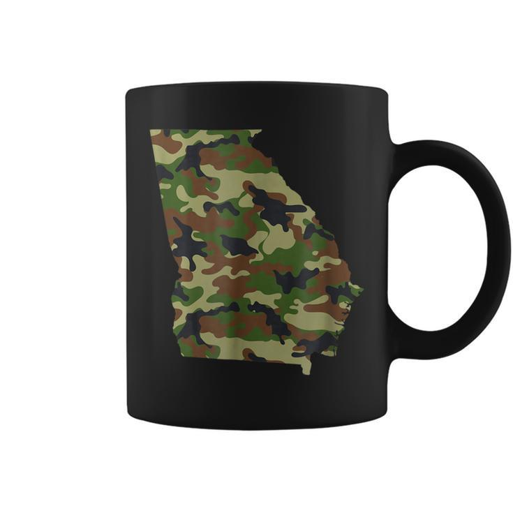 Georgia Military Green Camouflage State Coffee Mug