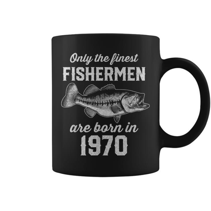 Gift For 50 Year Old Fishing Fisherman 1970 50Th Birthday Coffee Mug