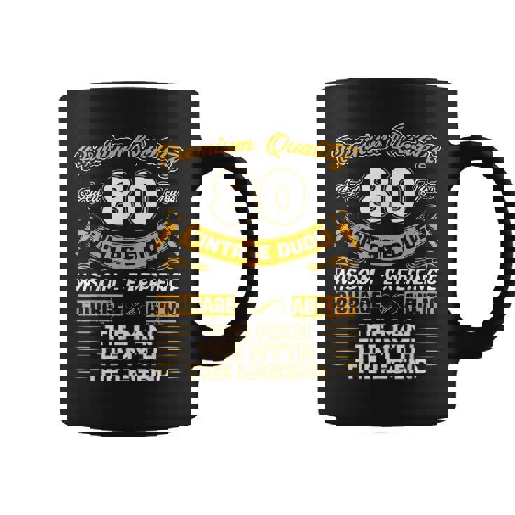 Gift For 80 Years Old  80Th Vintage The Man Myth Legend Coffee Mug
