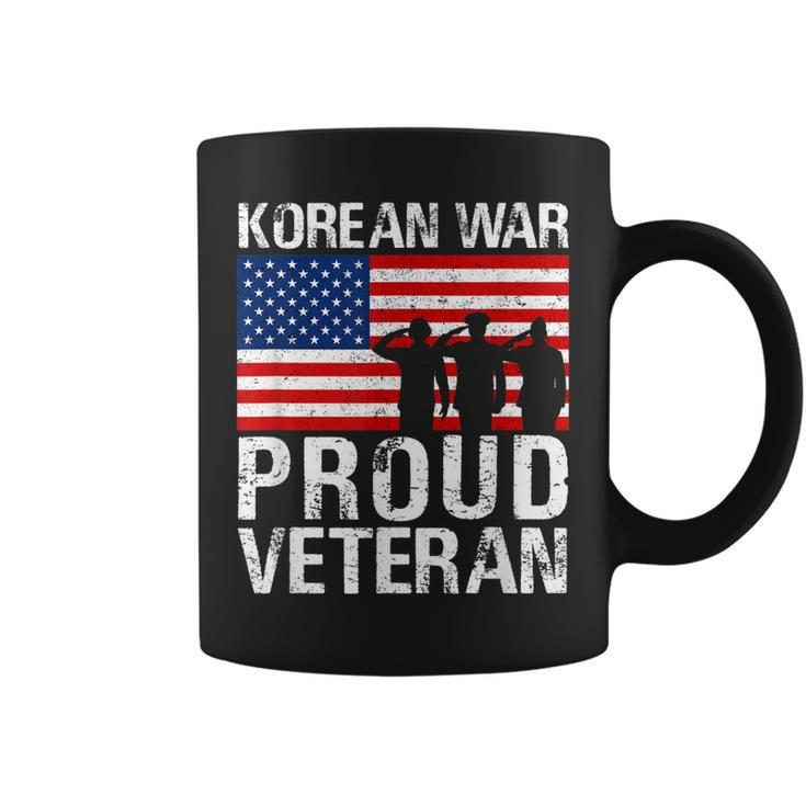 Gift For Military Men Women Proud Korean War Veteran  Coffee Mug
