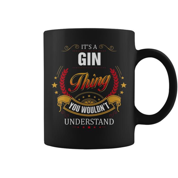 Gin  Family Crest Gin T  Gin Clothing Gin T Gin T Gifts For The Gin  Coffee Mug