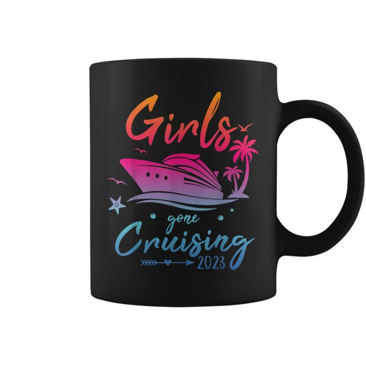 Girls Gone Cruising 2023 Girls Matching Women Cruise Squad  Coffee Mug