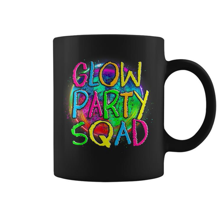 Glow Party Squad Paint Splatter Effect Glow Party  Coffee Mug