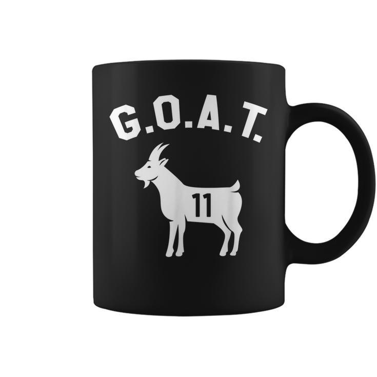 Goat Number 11 Greatest Of All Time Dad Joke Coffee Mug