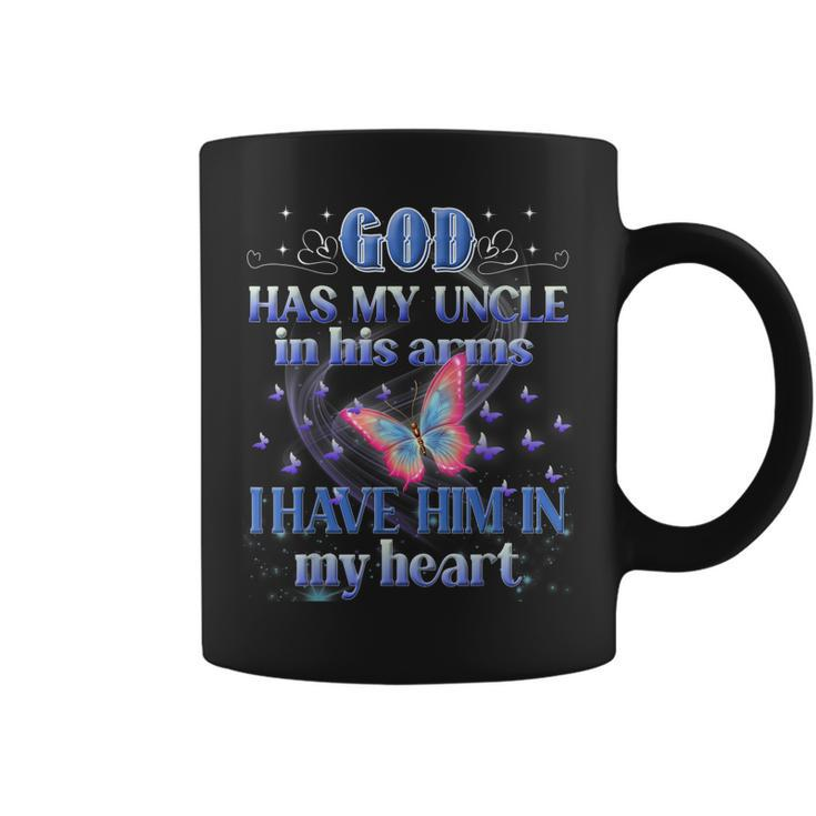 God Has My Uncle In His Arms I Have Him In My Heart Memories Coffee Mug