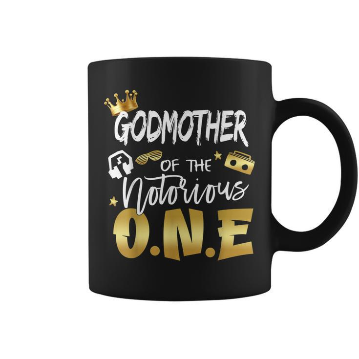 Godmother Of The Notorious One Old School 1St Birthday  Coffee Mug