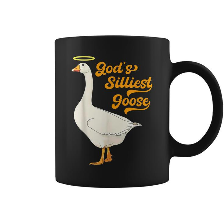 Gods Silliest Goose Funny Goose Meme  Coffee Mug