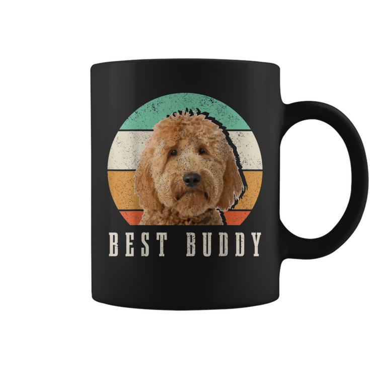 Goldendoodle Dad Doodle Mom Best Buddy Retro Vintage Dog  Coffee Mug