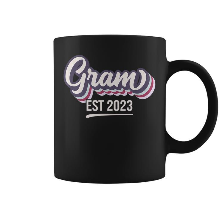 Gram Est 2023 - Soon To Be Grandma Pregnancy Announcement  Coffee Mug