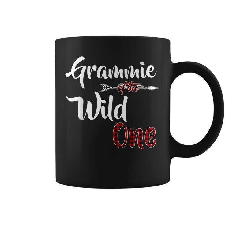 Grammie Of The Wild One Plaid Lumberjack 1St Birthday  Coffee Mug