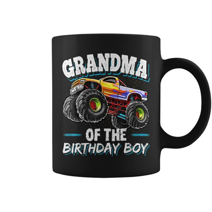 Grandma Of The Birthday Boy Monster Truck Birthday Party  Coffee Mug
