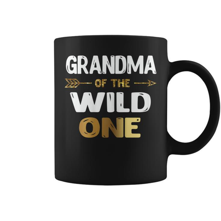 Grandma Of The Wild One Cute 1St Birthday First Thing Gift For Womens Coffee Mug