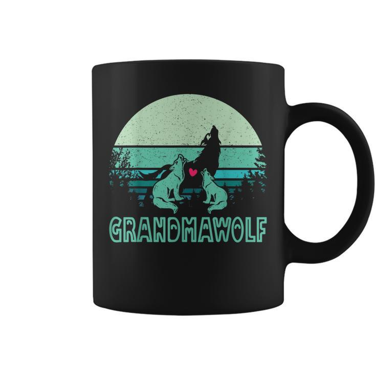 Grandmawolf For Lovers Mom Grandma Wolf & Wolves Mothers Day  Coffee Mug