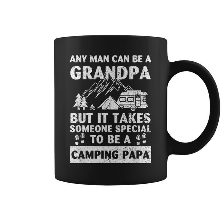 Grandpa Camp Lover Proud Camping Papa Fathers Day  Gift Coffee Mug