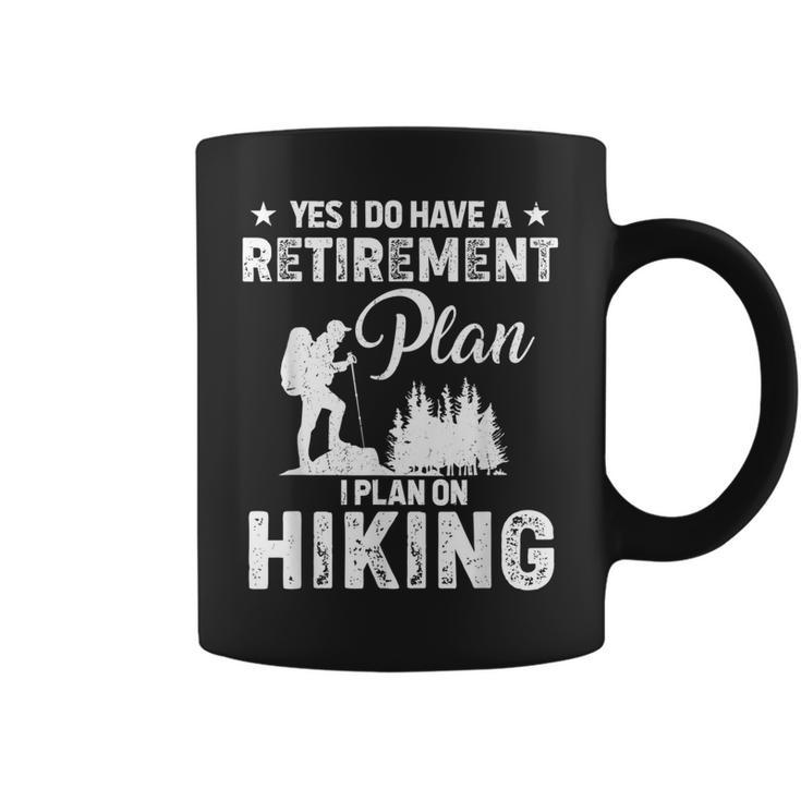 Grandpa Grandma Hiking Retirement Coffee Mug