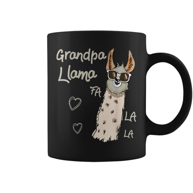 Grandpa Llama Christmas Family Matching Group Gift Coffee Mug