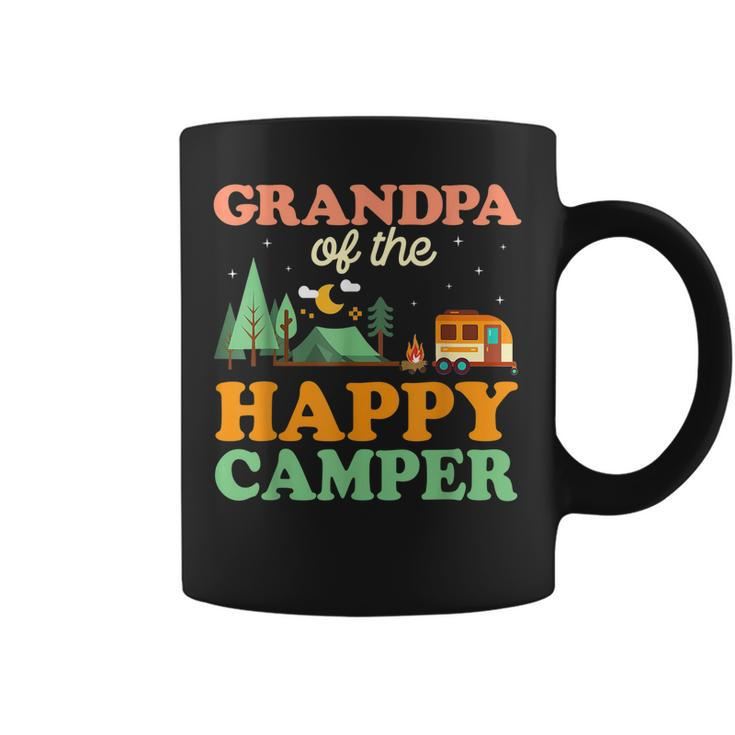 Grandpa Of The Happy Camper  Men 1St Bday Camping Trip Coffee Mug