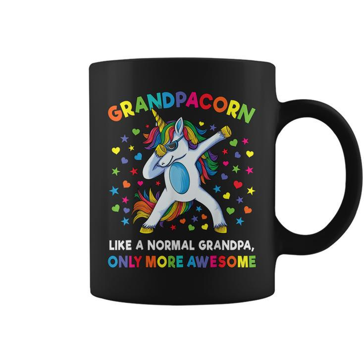 Grandpacorn Like A Grandpa Only Awesome Dabbing Unicorn Men Coffee Mug
