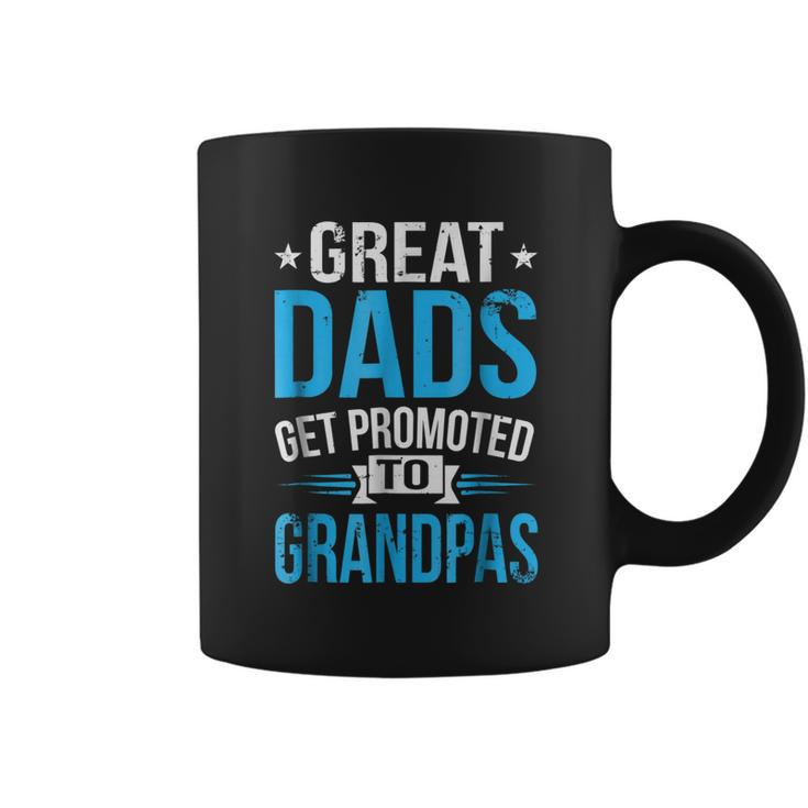Great Dads Get Promoted To Grandpas  New Grandpa Coffee Mug
