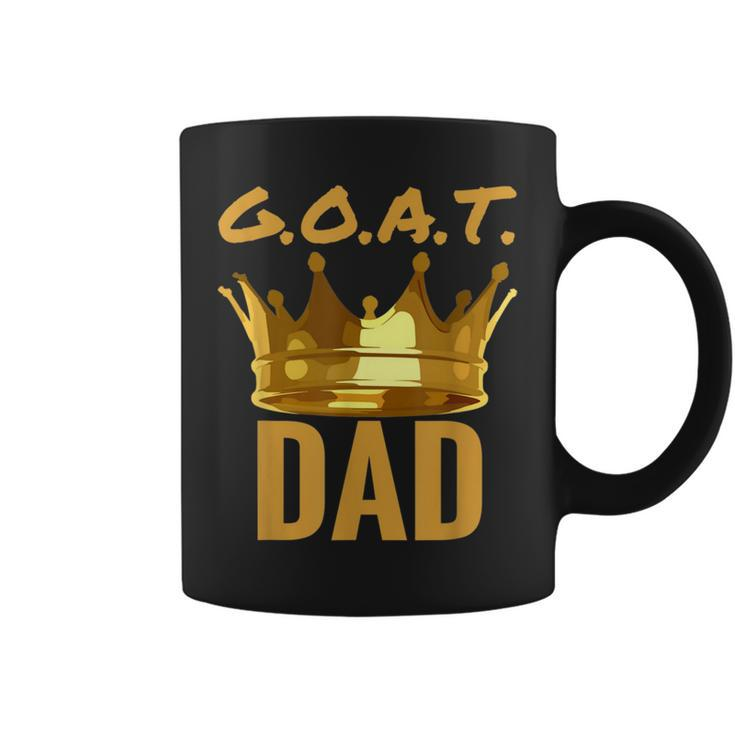 Greatest Dad Of All Time Goat  Best Father Grandpa Coffee Mug