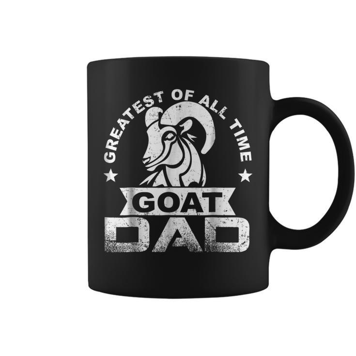 Greatest Of All Time Goat Dad T  Fathers Day Gift Gift For Mens Coffee Mug