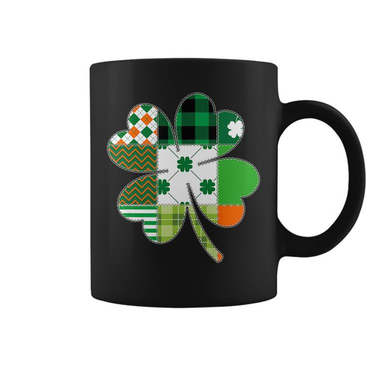 Green Plaid St Patricks Day Shirt Girls Shamrock Womens  Coffee Mug