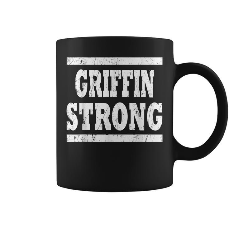 Griffin Strong Squad Family Reunion Last Name Team Custom Coffee Mug