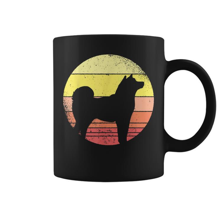 Großer Shiba Inu Silhouette Japan Dogecoin Hund Tassen