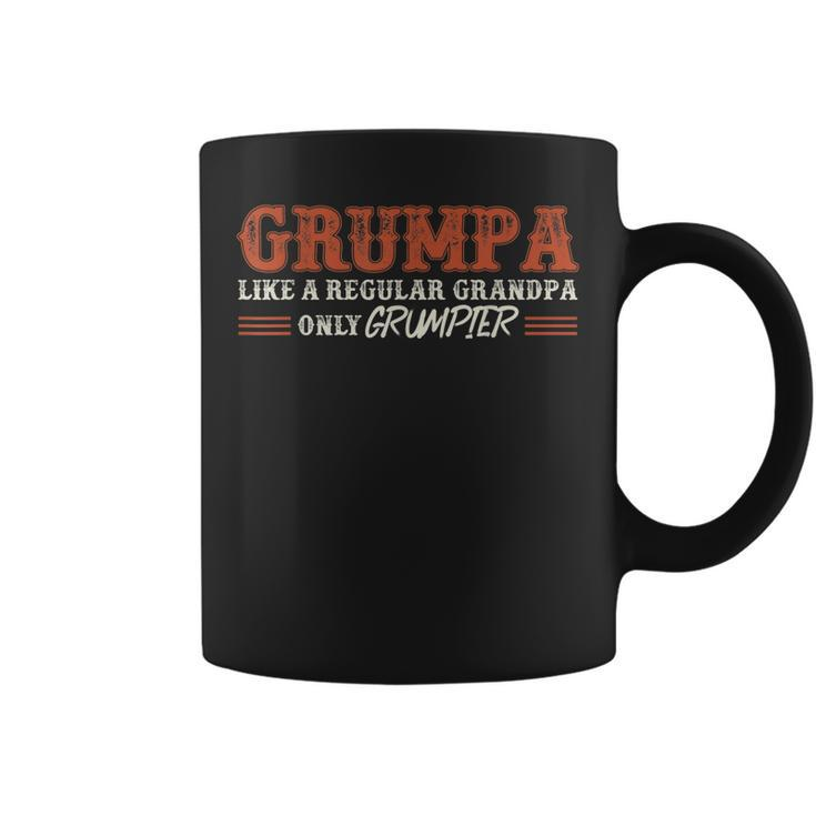 Grumpa Like A Regular Grandpa Only Grumpier T  Dad Gift  Coffee Mug