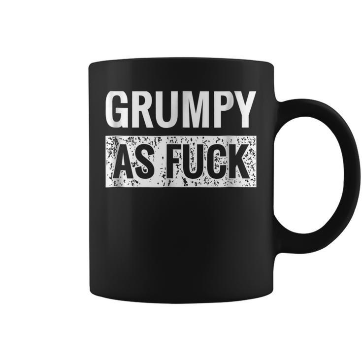 Grumpy As Fuck  Vintage Af Cool Old Men And Women  Coffee Mug